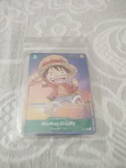 ONE PIECE CARD GAME Anime Expo AX 2023 Exclusive MONKEY D LUFFY Promo P-037 TCG - Image 1