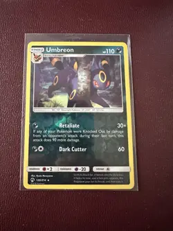 Umbreon Halo Reverse Lost Thunder 120/214 Pokemon Card Near Mint - Image 1