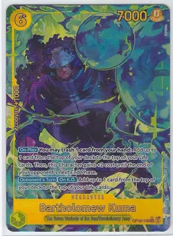 One Piece Card Game - Bartholomew Kuma OP12-119 (English) Alternate Art - Image 1
