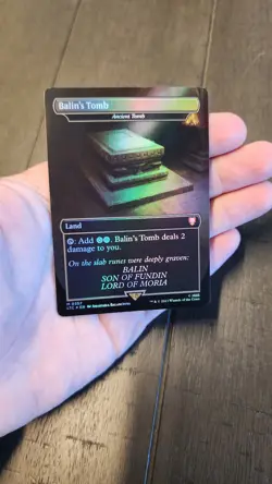 Balin's Tomb - Ancient Tomb Near Mint Foil MTG Magic the Gathering LTC - Image 1