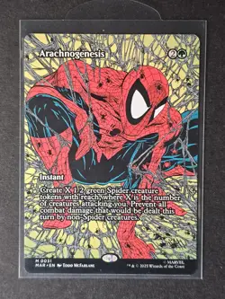MTG Arachnogenesis (Borderless) Non-foil M 31 Marvel Universe Eternal-Legal - Image 1