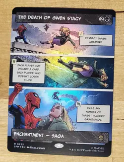 The Death of Gwen Stacy (Borderless) Marvel's Spider-Man Foil - Image 1