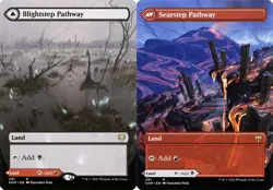 Blightstep Pathway // Searstep Pathway - Extended Art KHM NM MTG - Image 1