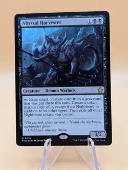 MTG: Abyssal Harvester | Non-foil | Magic Foundations | Pack Fresh NM | - Image 1