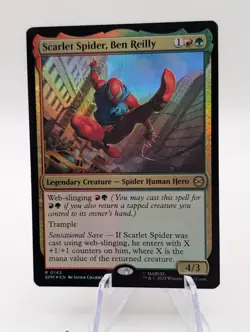 Magic the Gathering | Scarlet Spider Ben Reilly FOIL | Pack fresh NM - Image 1