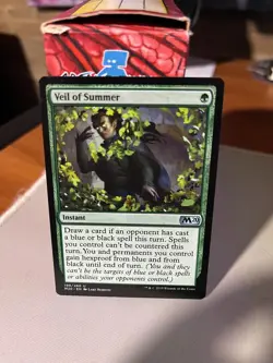 MTG Veil of Summer Core Set 2020 Regular (198/280) LP FREE SHIPPING - Image 1