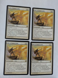 4 Gift of Immortality Theros MTG NM Free shipping with tracking - Image 1