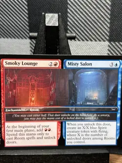 MTG TCG: Smoky Lounge // Misty Salon 235, Duskmourn: House of Horror - Image 1