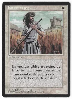►Magic-Style◄ MTG Swords to Plowshares French Revised FBB Played (lightly inked) - Image 1
