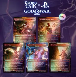 MTG Secret Lair PlayStation God of War Greek Foil Edition Presale Confirmed - Image 1