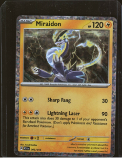 Miraidon - 003/015 - Pokemon TCG McDonald's Promos 2024 - HOLO - Image 1