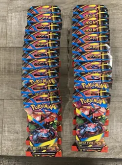 Pokemon TCG Mega Evolution Sleeved Booster Packs - New Sealed LOT OF 20 - Image 1