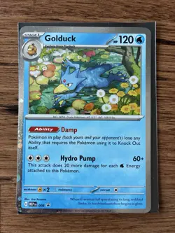 Golduck 008 Mega Evolution 3 pack blister Promo Holo Pokemon TCG NM - Image 5