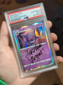 Pokemon Japanese Vstar Universe Holo Ted Lewis Gengar Signed Autograph PSA/DNA - Image 1
