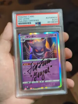 Pokemon Japanese Vstar Universe Holo Ted Lewis Gengar Signed Autograph PSA/DNA - Image 2