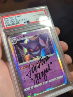 Pokemon Japanese Vstar Universe Holo Ted Lewis Gengar Signed Autograph PSA/DNA - Image 3