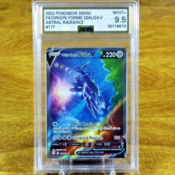 Pokemon Astral Radiance Origin Forme Dialga V 177/189 AGS Mint+ 9.5 FA Holo 2022 - Image 1