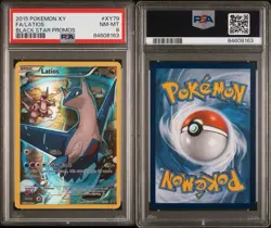 2015 POKEMON XY BLACK STAR PROMOSFULL ART/LATIOS XY79 PSA 8 - Image 2