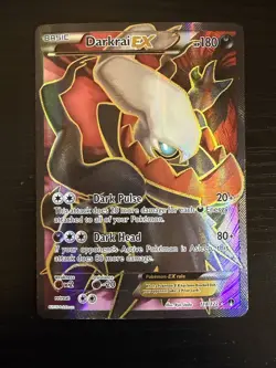 Pokemon TCG Darkrai EX (Full Art) 118/122 Breakpoint Holo Rare 2016 - Image 1
