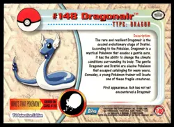 Pokemon TCG #148 Drgonair Topps Series 3 - Image 2