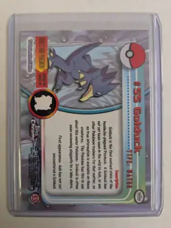 2000 Topps Chrome Pokemon Golduck #55 TV Animation - Image 2