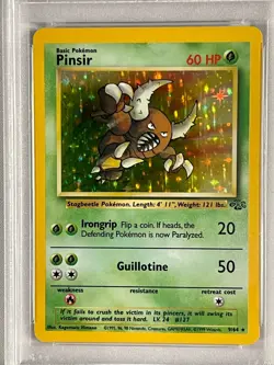1999 Pokemon Jungle Pinsir Holo #9 - PSA NM-MT 8!!!! - Image 2