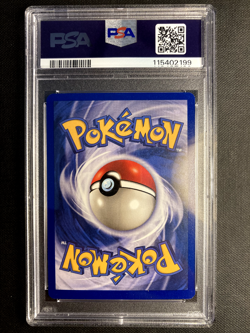 1999 POKEMON BASE SET #1 ALAKAZAM HOLO FOIL PSA 8 - Image 2