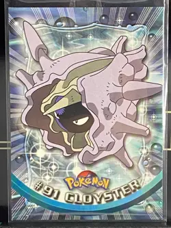 NM/Mint 2000 Pokemon CLOYSTER #91 Topps Blue Logo 1st Ed TV Animation Edition - Image 3
