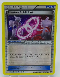Pokemon XY BREAKthrough Reverse Holos #144/162 Mewtwo Spirit Link - Image 3