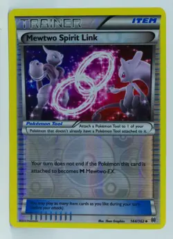 Pokemon XY BREAKthrough Reverse Holos #144/162 Mewtwo Spirit Link - Image 5