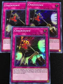 Yugioh Crackdown DANE-EN078 1st Super x3 (NM) - Image 1