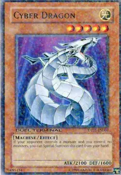 Yugioh! LP Cyber Dragon - DT01-EN009 - Rare - Duel Terminal Lightly Played, Engl - Image 1