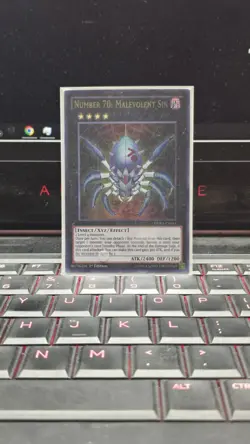 Number 70: Malevolent Sin DUSA-EN014 Ultra Rare 1st Edition NM/LP Yugioh - Image 1