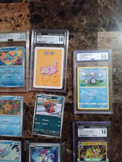 Pokemon Card Lot Graded and Ungraded Cards CGC AGS CCG Lot Of 8 Graded Rest Not - Image 4