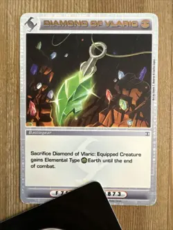Diamond of Vlaric Chaotic Battlegear Card Dawn of Perim Copper Rare 138/232 HP - Image 1