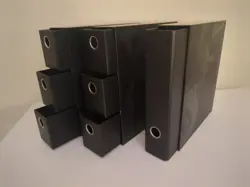 2x Dragon Shield Fortress Card Drawers 1200 Black and 1x Sanctuary Binder - Image 1