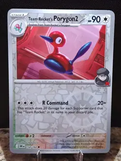Rocket's Porygon2 154/182 Swellow 157/182 Destined Rivals Reverse Pokemon Cards - Image 3