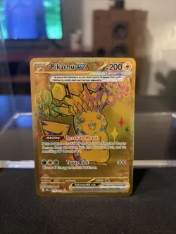 Pokemon TCG Pikachu EX Hyper Rare Card 179/131 Prismatic Evolutions - Image 1