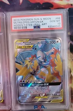 Pokemon PSA graded lot Legendary Birds (2 PSA graded cards) - Image 2