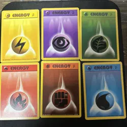 Basic Energy Base Set 2 6/6 Pokemon Card WOTC 2000 - Image 1