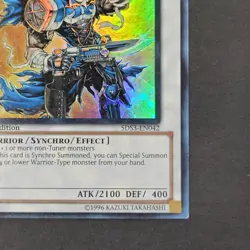 Yugioh TCG - X-Saber Wayne - 5DS3-EN042 - NM - 1st Edition - Super Rare - 2010 - Image 4