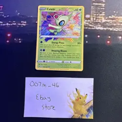 Pokemon Celebi Holo Card 009/185 Vivid Voltage Amazing Rare MINT NEW PACK FRESH - Image 1