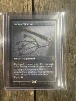 *CONQUEROR'S FLAIL* FOIL ETCHED - Double Masters 2022 : Single Card : NM - Image 1