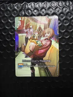 Gundam TCG Card Game Dual Impact GD02-112 R+ Momentary Respite Alt Art Rare NM - Image 1