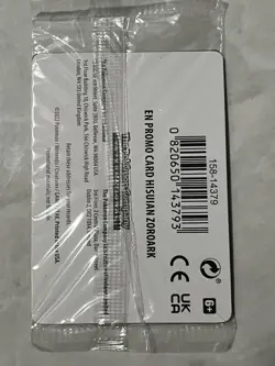 EN Promo Card Hisuian Zoroark (EB GAMES STAMPED) SEALED 076/196 - Image 2
