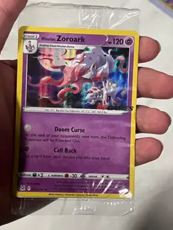EN Promo Card Hisuian Zoroark (EB GAMES STAMPED) SEALED 076/196 - Image 4