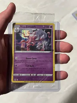 EN Promo Card Hisuian Zoroark (EB GAMES STAMPED) SEALED 076/196 - Image 5