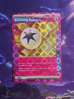 Pokemon TCG Enriching Energy 191/191SV08: Surging Sparks Ace Spec Rare Holo Card - Image 1