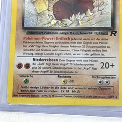 Pokemon Dark Dugtrio German Dunkles Digdri TCG Team Rocket Holo Card 6/82 - Image 4