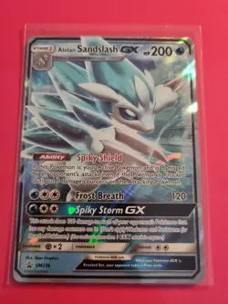 SM236 Alolan Sandslash GX | Black Star Promo Holo Rare Pokemon Trading Card Game - Image 1